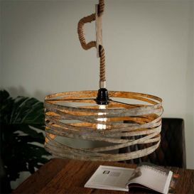 Hanglamp Twist touw 40 cm
