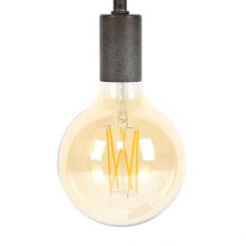 LED bol E27/6W amber 12,5 cm