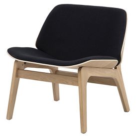 Scandic House fauteuil Aks zwart hout