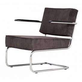 Armstoel Lounge Chair Ridge Rib grijs