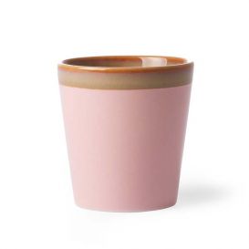 Koffiekop Pink 70's keramiek