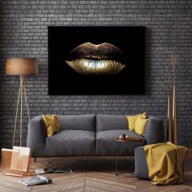 Glasschilderij Lippen 120x80 cm
