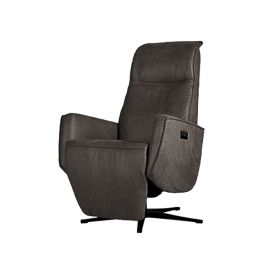 Relaxfauteuil Ludo bull antraciet