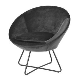 Scandic House fauteuil Christie grijs velvet